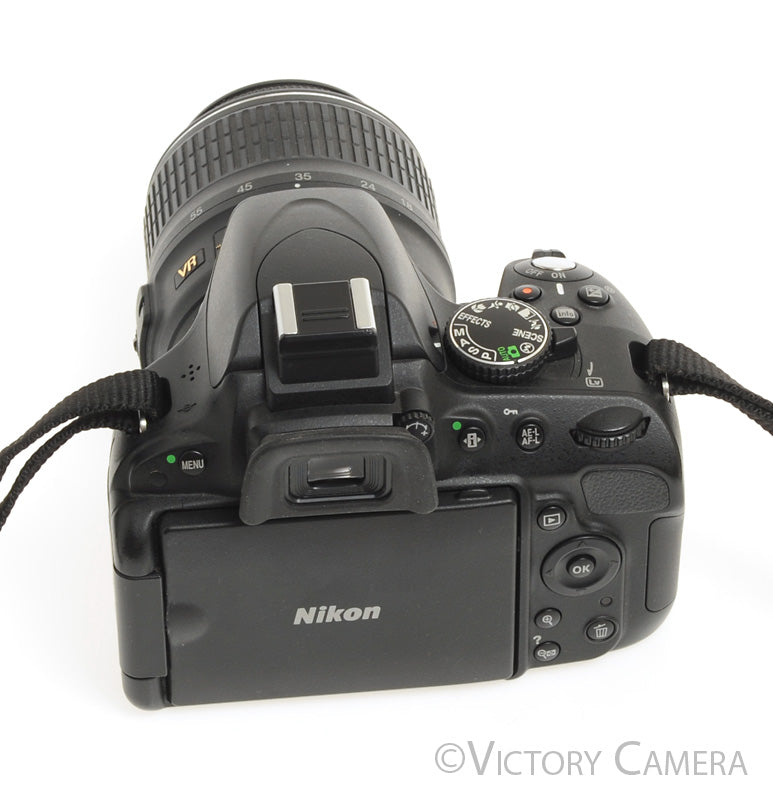 Nikon D5100 16.2MP DSLR w/ 18-55mm Zoom Lens (~4100 Shots) [MINT-] - Victory Camera