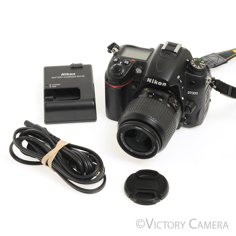 Nikon D7000 16.2MP Digital Camera w/ 18-55mm Lens ~17000 shots- [EXC+] - Victory Camera