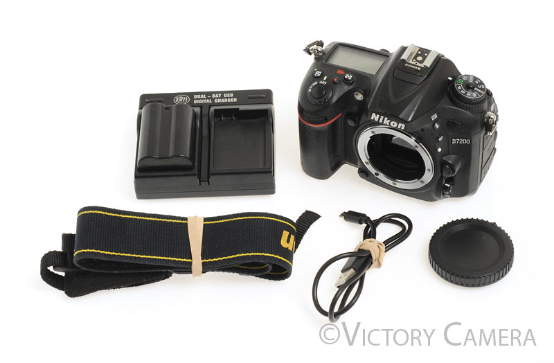 Nikon D7200 24.2MP Digital SLR Camera Body ~24K Shots [EXC+]