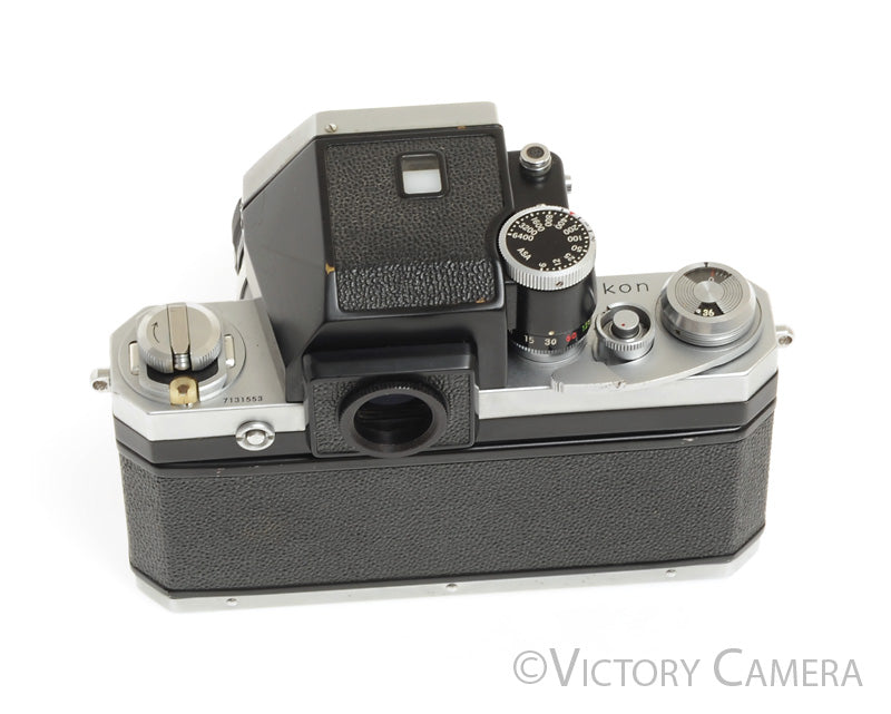 Nikon F Chrome 35mm Camera Body w/ Photomic Prism &amp; 50mm f1.4 Lens [EXC] - Victory Camera