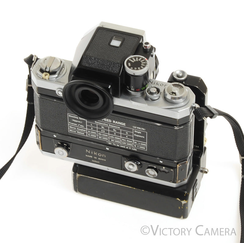 Nikon F Chrome Photomic FTN w/ F-36 Motordrive &amp; 50mm f1.4 Lens  [EXC] - Victory Camera