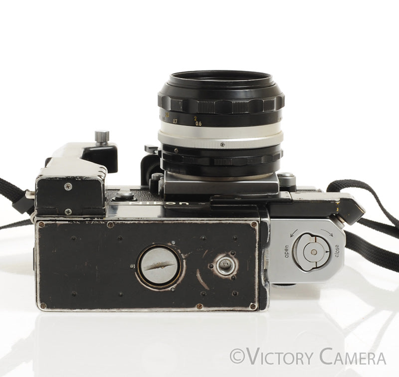 Nikon F Chrome Photomic FTN w/ F-36 Motordrive &amp; 50mm f1.4 Lens  [EXC] - Victory Camera