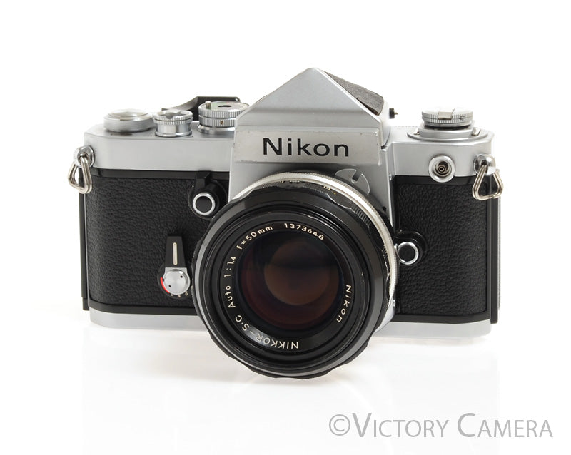 Nikon F2 with Nikkor-S 50mm f1.4 lens and Eyelevel Finder -New Seals-