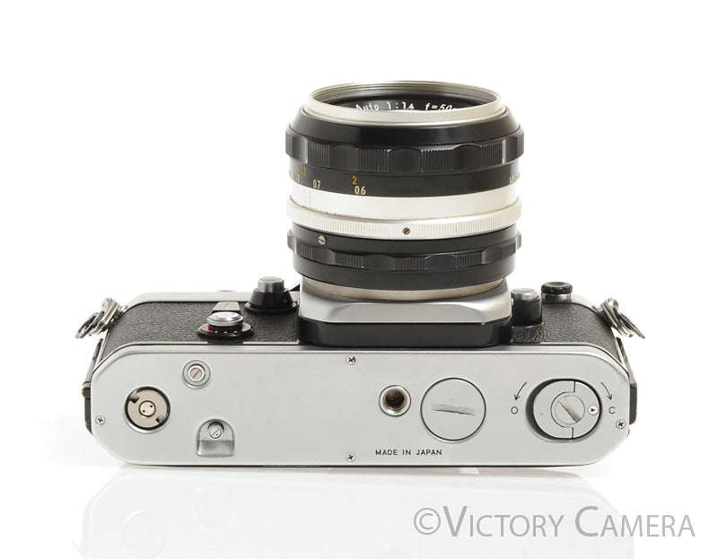 Nikon F2 Chrome Photomic 35mm Camera with Nikkor 50mm f1.4 -New Seals- - Victory Camera