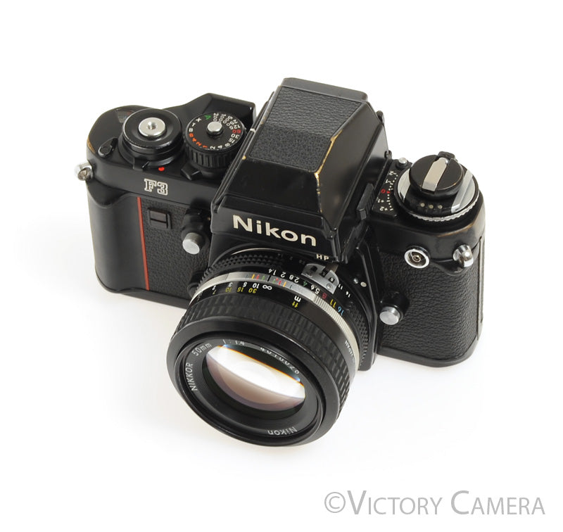 Nikon F3 HP F3HP 35mm Film Camera w/ Nikkor 50mm f1.4 AI Lens [EXC-] - Victory Camera