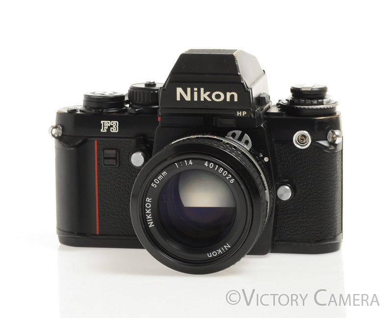 Nikon F3 HP F3HP 35mm Film Camera w/ Nikkor 50mm f1.4 AI Lens [EXC-] - Victory Camera