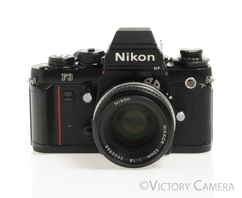 Nikon F3 HP F3HP 35mm Film Camera w/ Nikkor 50mm f1.8 AI Lens  [EXC] - Victory Camera