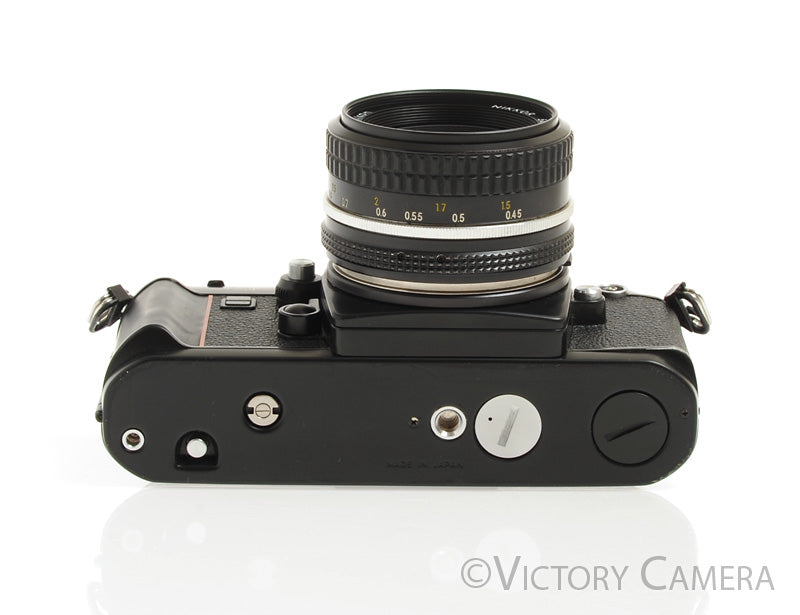 Nikon F3 HP F3HP 35mm Film Camera w/ Nikkor 50mm f1.8 AI -Clean, New Seals- - Victory Camera