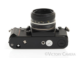 Nikon F3 HP F3HP 35mm Film Camera w/ Nikkor 50mm f1.8 AI Lens -Clean,