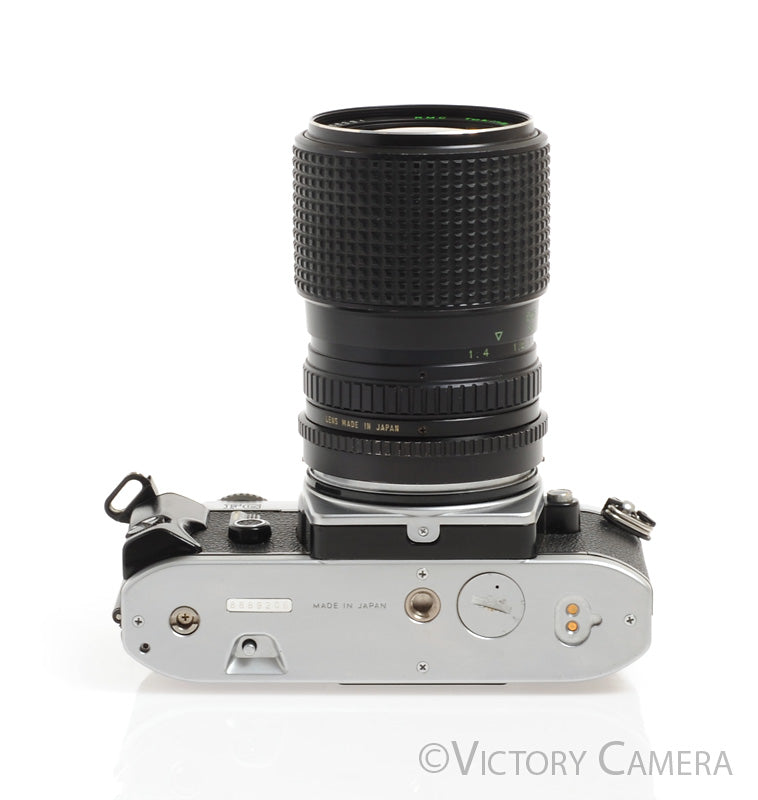 Nikon FG Chrome 35mm Film Camera w/ 35-105mm Zoom Lens -New Seals- - Victory Camera