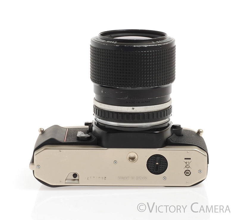 Nikon FM10 FM-10 35mm SLR Film Camera with 36-72mm Zoom Lens - Victory Camera