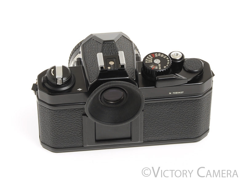 Nikon FM-2n FM2n Black Camera Body w/ 50mm f1.8 AI-S Lens -Good Seals- [EX+] - Victory Camera