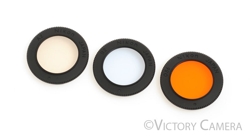 Genuine Nikon CA-2 Rear Filter Set (A2, B2, 056) for 16mm Fisheye [MINT-] - Victory Camera