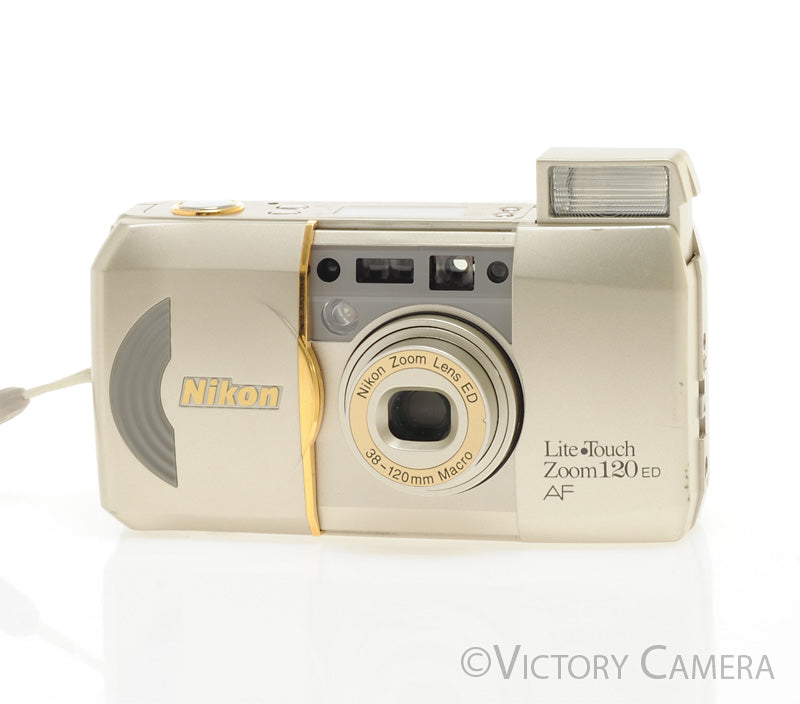 Nikon Lite Touch Zoom 120 ED 35mm Point &amp; Shoot Film Camera [EXC+]