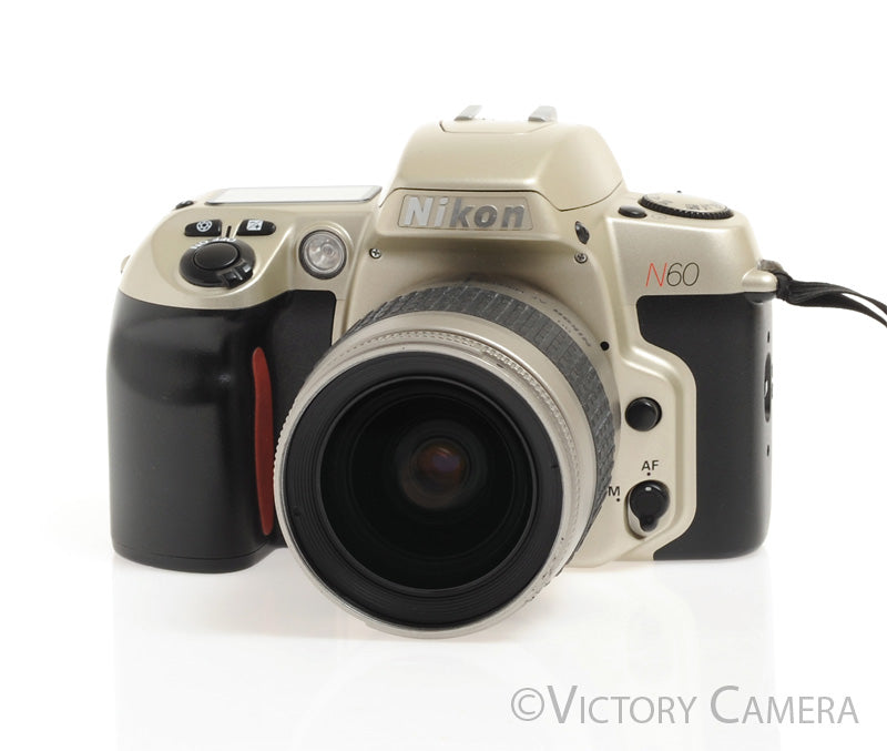 Nikon N60 35mm Film Camera Body w/ AF 28-80mm Zoom Lens - Victory Camera