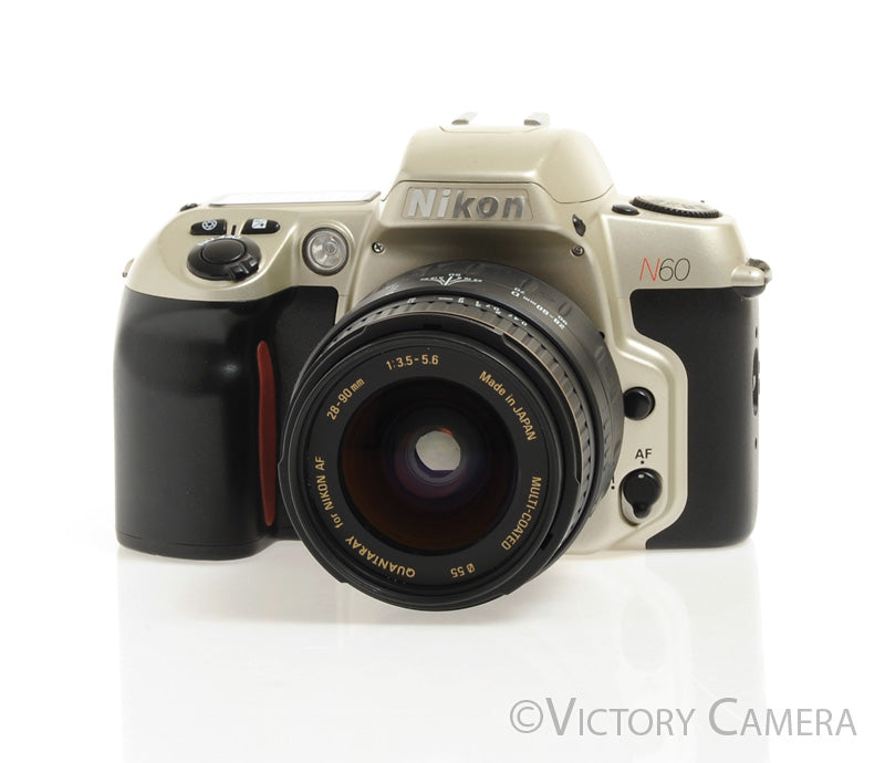 Nikon N60 35mm Film Camera Body w/ AF 28-90mm Zoom Lens [EX+] - Victory Camera