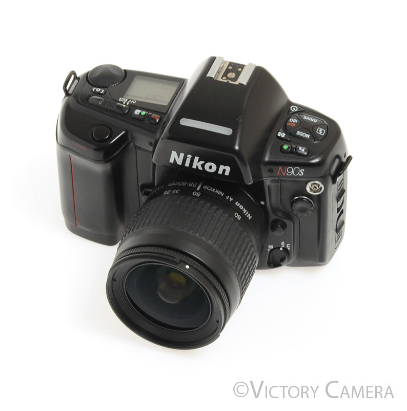 Nikon N90s 35mm Autofocus SLR Camera Body w/ 28-80mm Zoom Lens [EXC] - Victory Camera