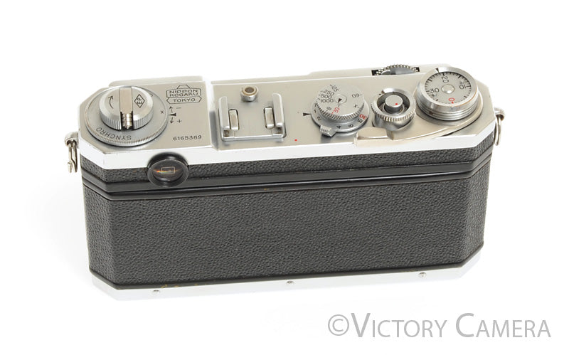 Nikon S2 Chrome 35mm Rangefinder Camera Body (only) -As is, Parts/Repair- [AS-IS] - Victory Camera