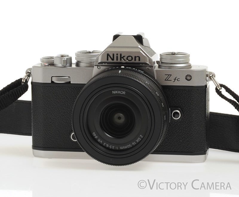 Nikon Zfc Z fc 20.9MP Chrome Mirrorless Digital Camera w/ 16-50mm Lens [MINT-] - Victory Camera