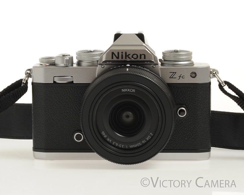 Nikon Zfc Z fc 20.9MP Chrome Mirrorless Digital Camera w/ 16-50mm Lens [MINT-] - Victory Camera