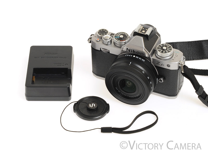 Nikon Zfc Z fc 20.9MP Chrome Mirrorless Digital Camera w/ 16-50mm Lens [MINT-] - Victory Camera