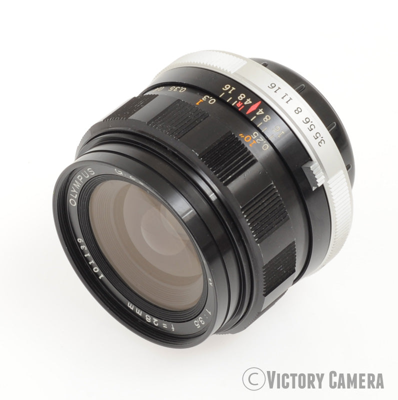 Olympus Rare G.Zuiko 28mm f3.5 Auto-W Wide Lens for M42 Screw Mount [EXC] - Victory Camera