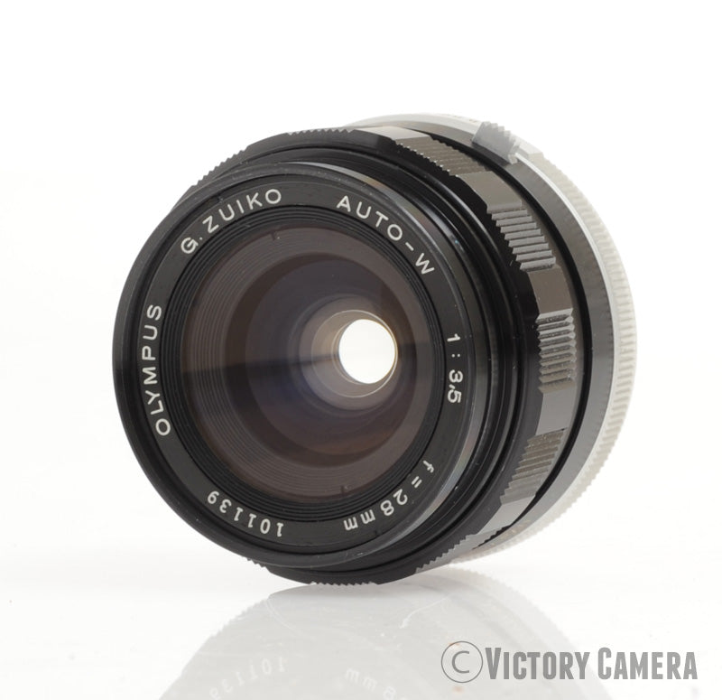 Olympus Rare G.Zuiko 28mm f3.5 Auto-W Wide Lens for M42 Screw Mount [EXC] - Victory Camera