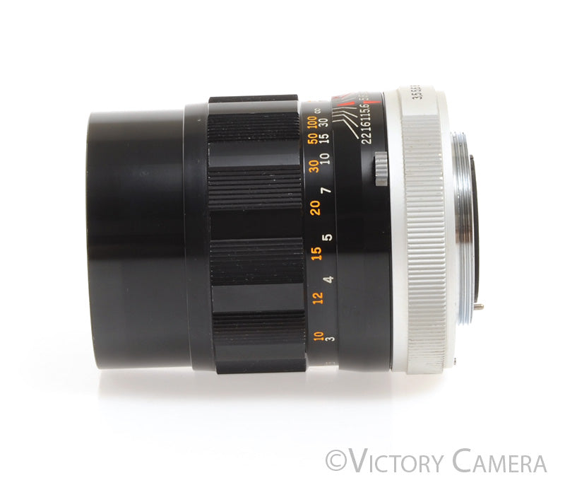 Olympus V. Rare 135mm F3.5 E. Zuiko Lens for FTL M42 Screw Mount-Clean- [EXC] - Victory Camera