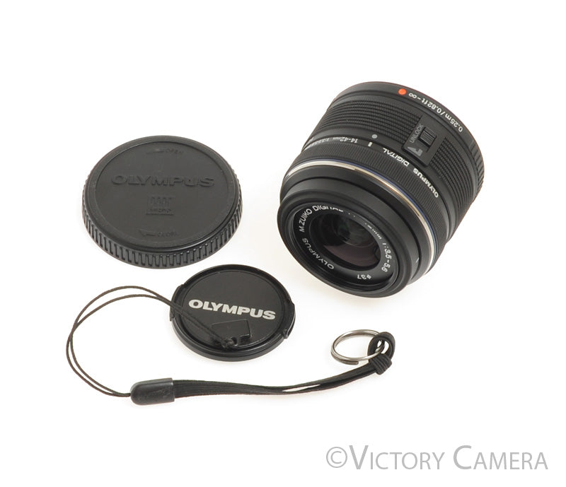 Olympus 14-42mm f3.5-5.6 M.Zuiko Digital Zoom Lens for Micro 4/3 [MINT-] - Victory Camera