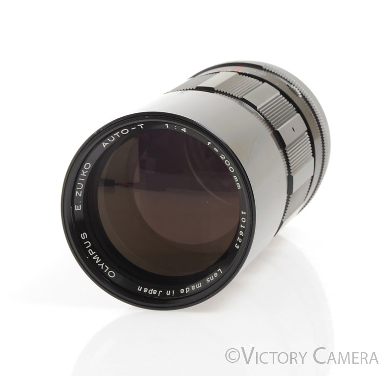 Olympus v. Rare 200mm f4 E. Zuiko Lens for FTL M42 Screw Mount [EXC+] - Victory Camera