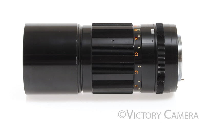 Olympus v. Rare 200mm f4 E. Zuiko Lens for FTL M42 Screw Mount [EXC+] - Victory Camera