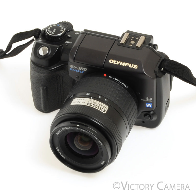 Olympus Evolt E-300 8MP CCD Sensor Digital Camera w/ 14-45mm, 40-150mm [EXC+] - Victory Camera