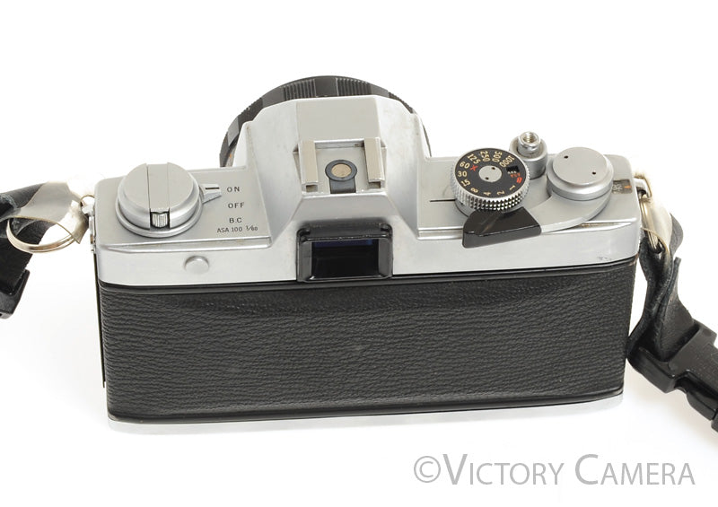 Olympus FTL 35mm SLR M42 Film Camera w/ 50mm f1.8 Lens -Meter off- [GOOD] - Victory Camera