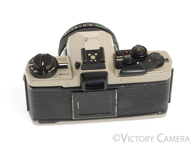 Olympus OM-4T OM-4 T Titanium 35mm Film Camera w/ 50mm f1.8 Lens [GOOD] - Victory Camera