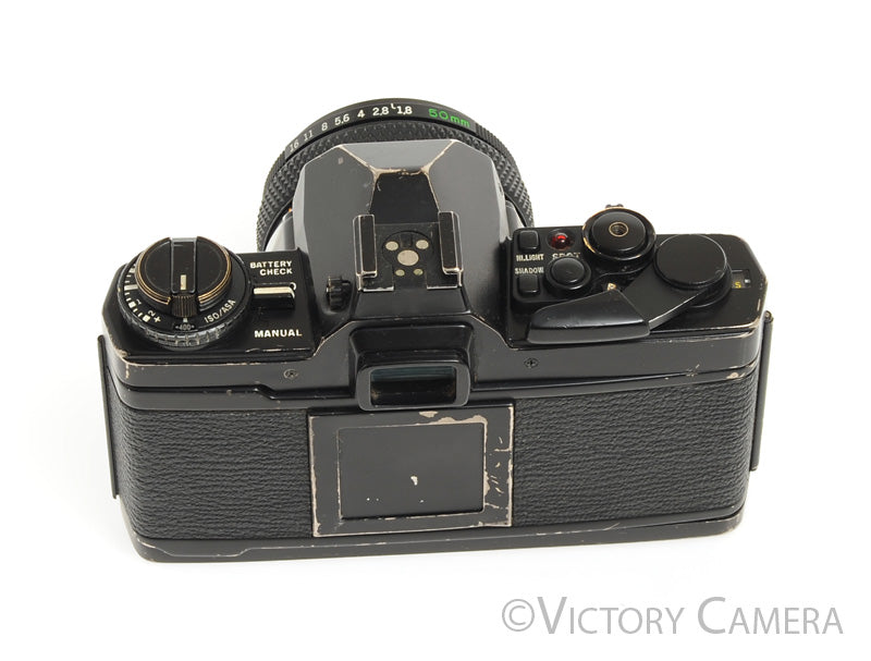 Olympus OM-4T Titanium 35mm Film Camera w/ 50mm f1.8 Lens -New Seals- [EXC-] - Victory Camera