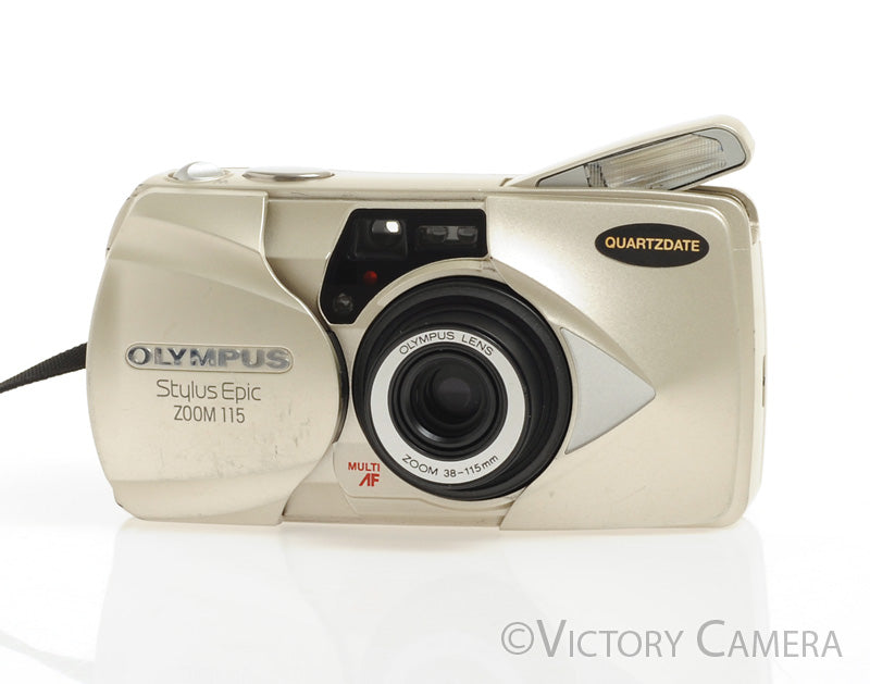 Olympus Stylus Epic Zoom 115 35mm Point &amp; Shoot Film Camera [EXC]