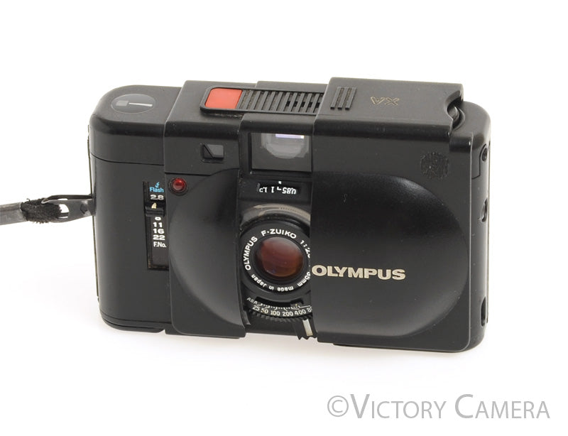 Olympus XA 35mm Rangefinder Film Camera w/ 35mm f2.8 Lens -New Seals- [EX] - Victory Camera