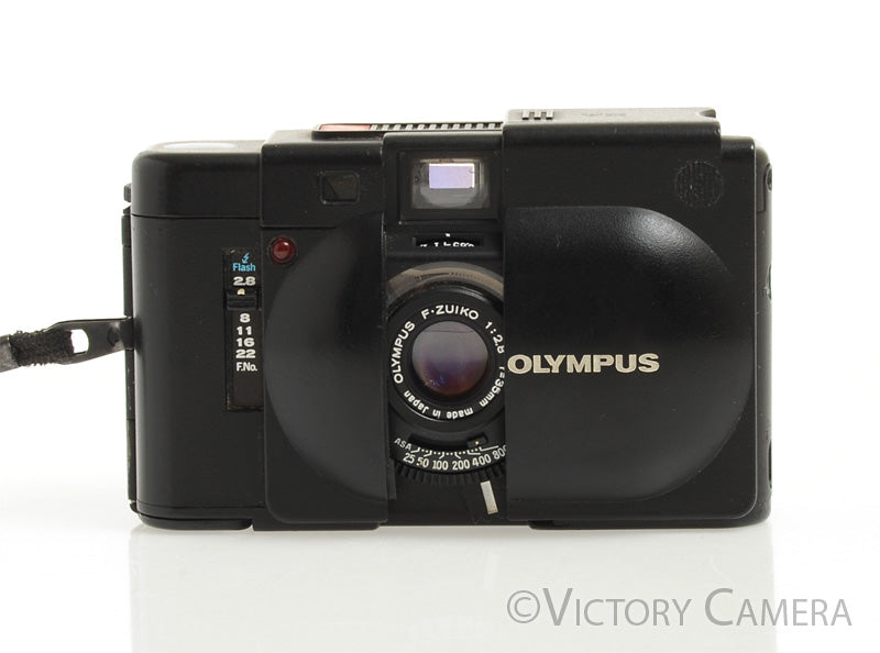 Olympus XA 35mm Rangefinder Film Camera w/ 35mm f2.8 Lens -New Seals- [EX] - Victory Camera