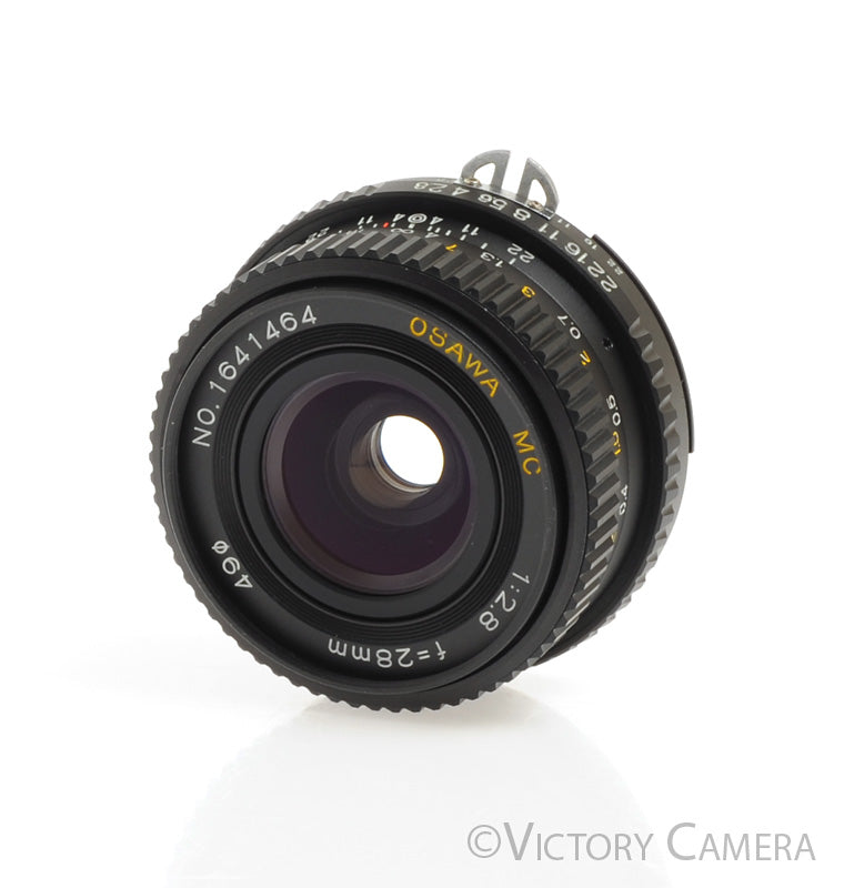 Osawa MC Auto 28mm f2.8 Wide Angle Lens for Nikon AI  [EXC+] - Victory Camera