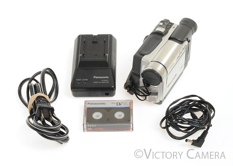 Panasonic PV-DV103D Grey MiniDV Camcorder Camera [EXC]