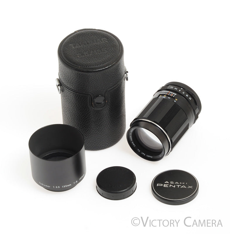 Pentax Super-Takumar 135mm F3.5 M42 Mount Portrait Lens [EXC+] - Victory Camera