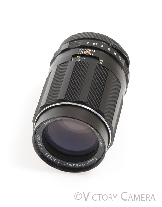 Pentax Super Takumar 150mm f4 Telephoto Lens for M42 Screw Mount -Clean- - Victory Camera