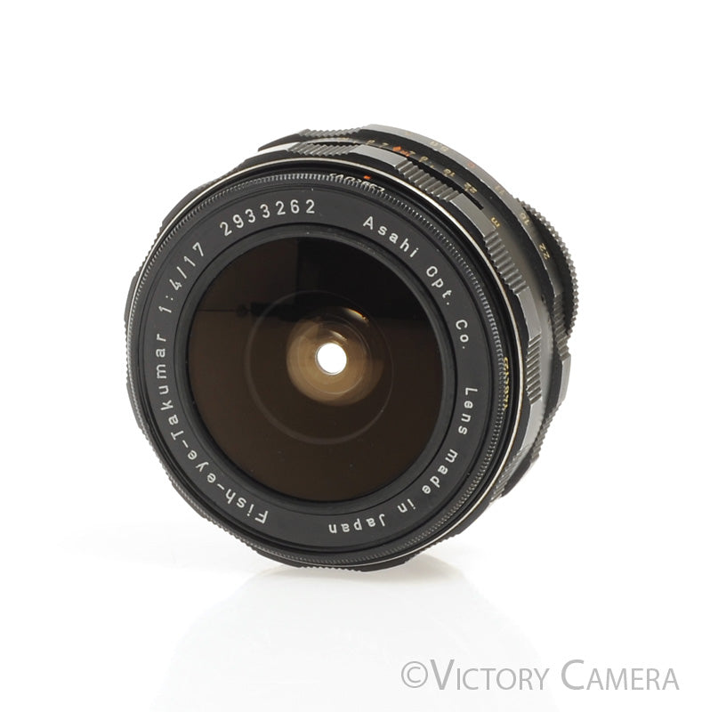 Pentax Fish-Eye-Takumar 17mm f4 Wide Angle Lens for M42 -Light Marks- [Good] - Victory Camera