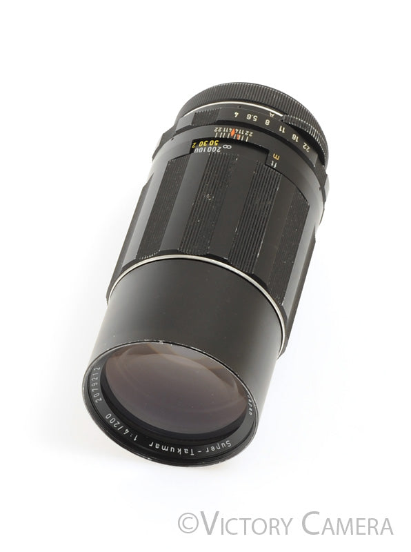 Pentax Super-Takumar SMC 200mm f4 M42 Screw Mount Lens [EXC] - Victory Camera