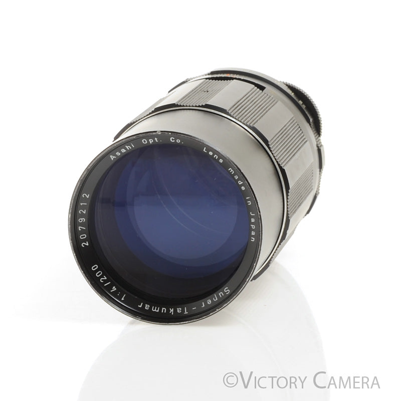 Pentax Super-Takumar SMC 200mm f4 M42 Screw Mount Lens [EXC] - Victory Camera