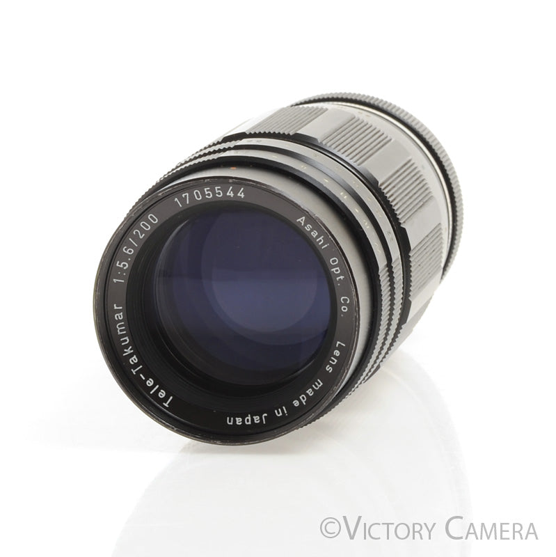 Pentax Asahi Tele-Takumar 200mm f5.6 Telephoto Lens for M42  [EXC] - Victory Camera