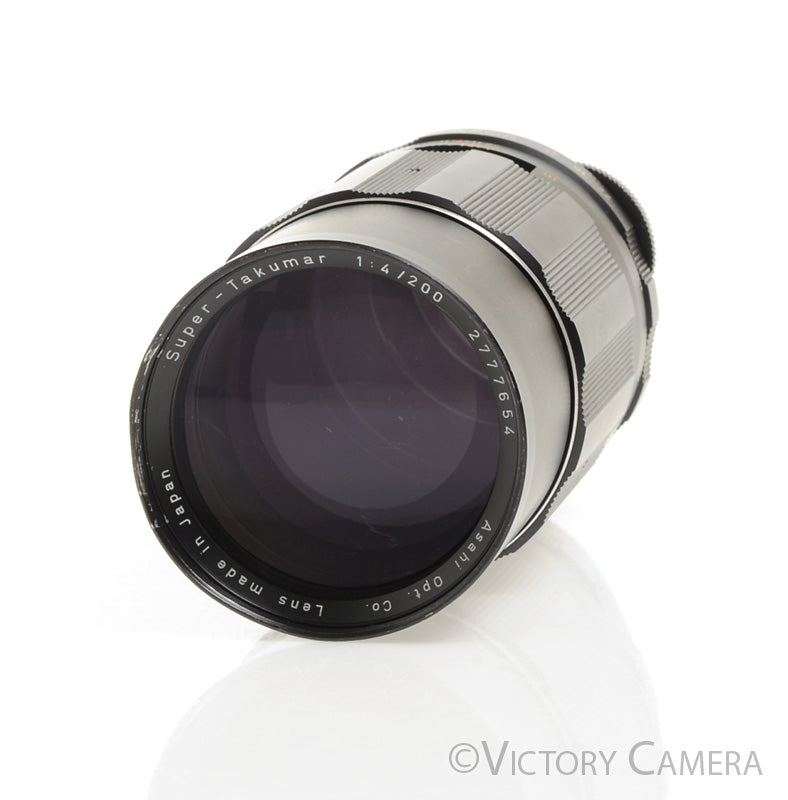 Pentax Super-Takumar SMC 200mm f4 M42 Screw Mount Lens [GOOD] - Victory Camera