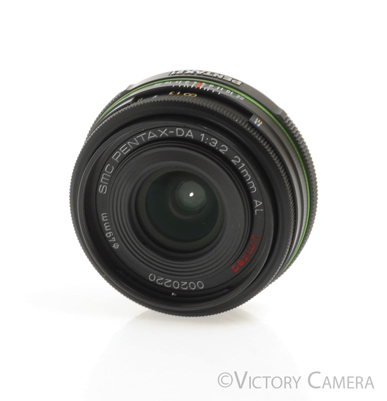 Pentax SMC Pentax-DA 21mm f3.2 AL Limited Wide Lens for KAF [MINT-]