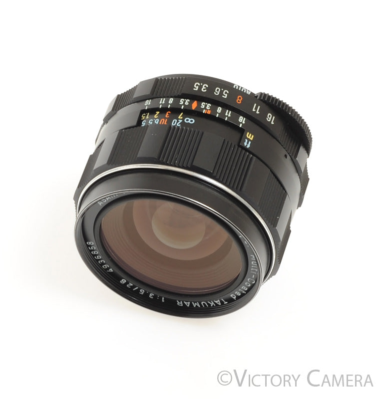 Pentax SMC Takumar 28mm f3.5 m42 Screw Mount Wide Angle Prime Lens  [EXC+] - Victory Camera