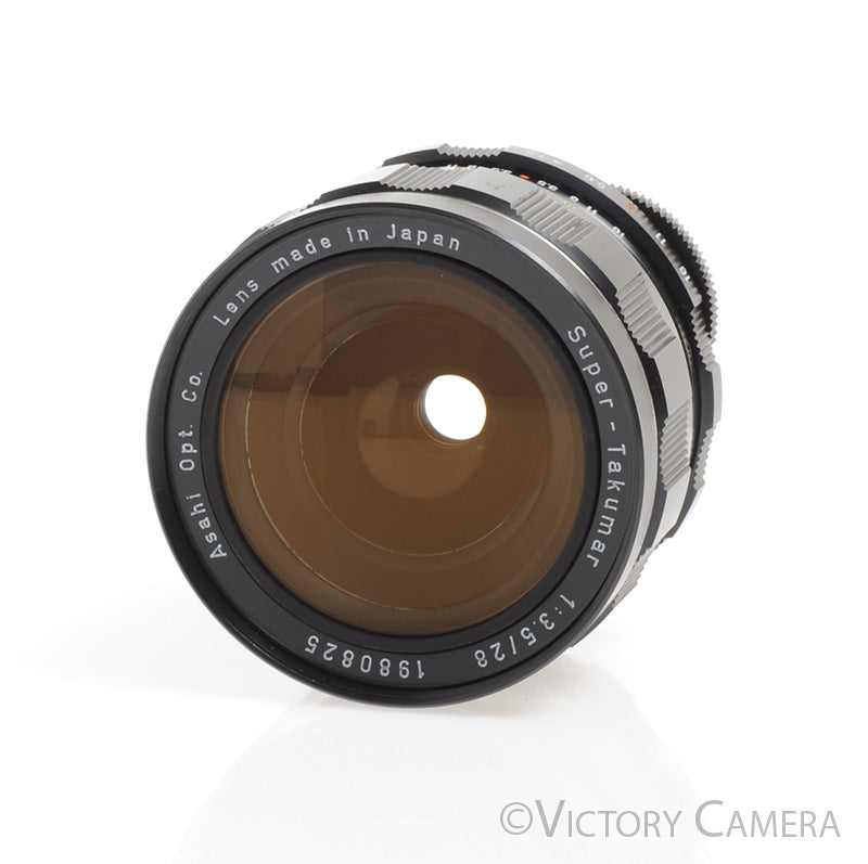 Pentax Super-Takumar 28mm f3.5 Wide Angle Lens for M42 Screw Mount [EXC+] - Victory Camera